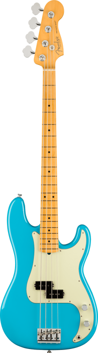 Fender American Professional II Precision Bass, Maple Fingerboard, Miami Blue