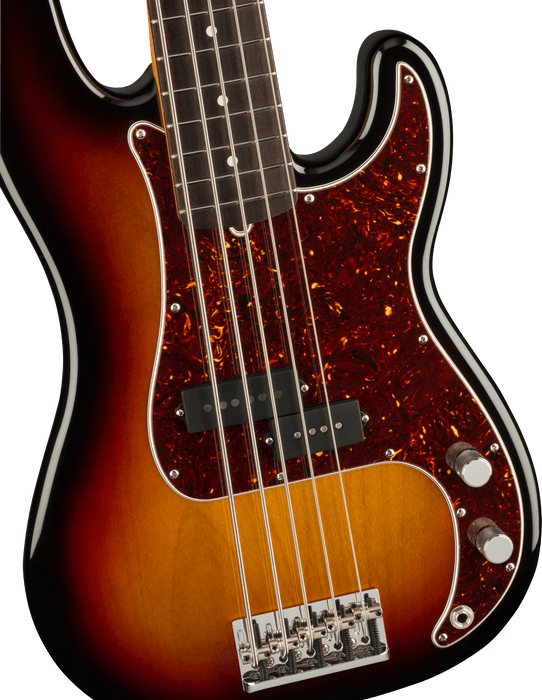 Fender American Professional II Precision Bass V, Rosewood Fingerboard, 3-Color Sunburst