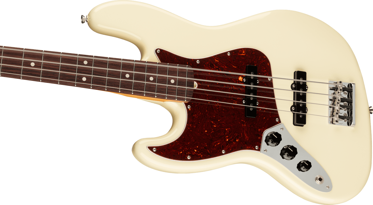 Fender American Professional II Jazz Bass Left-Hand, Rosewood Fingerboard, Olympic White