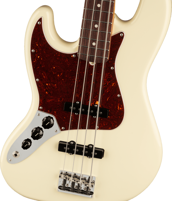 Fender American Professional II Jazz Bass Left-Hand, Rosewood Fingerboard, Olympic White