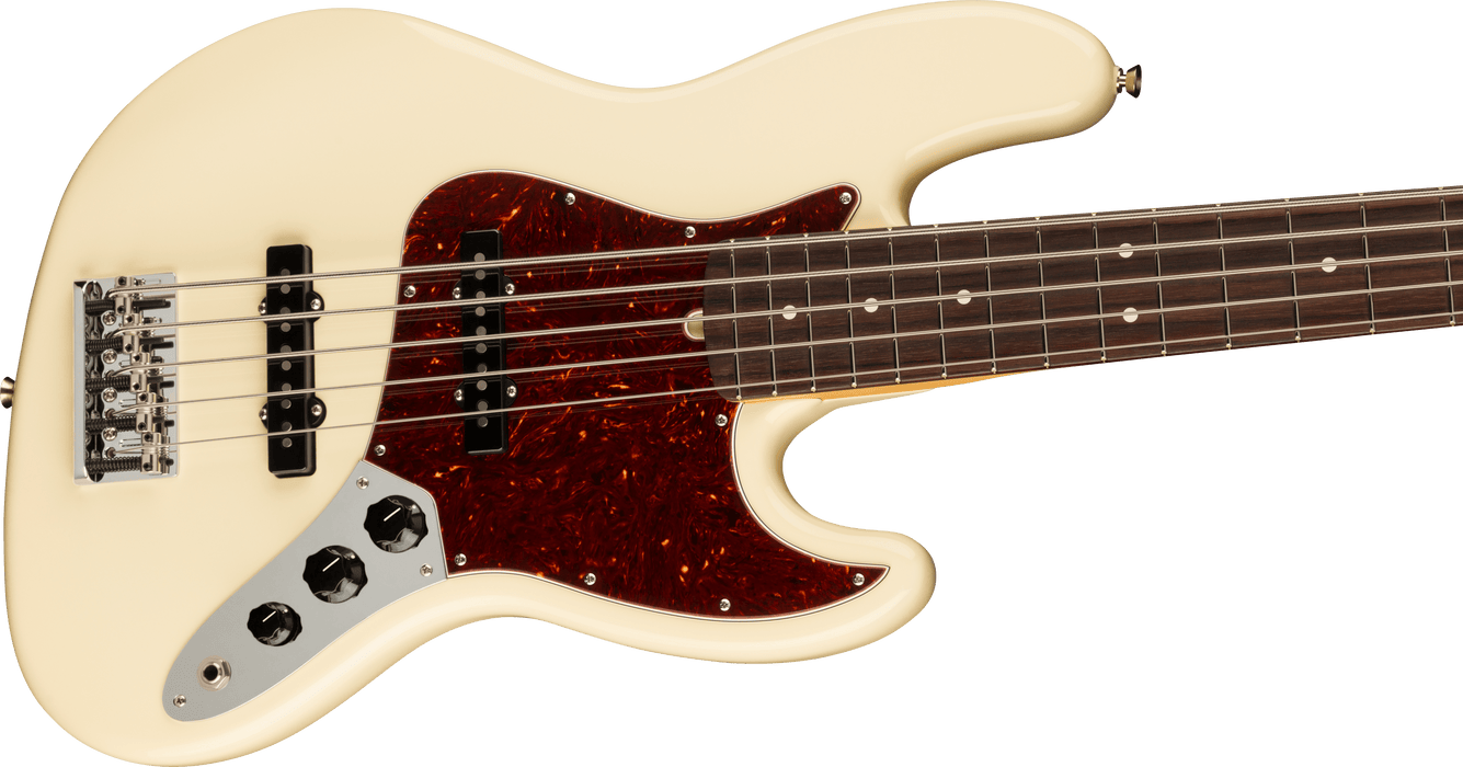 Fender American Professional II Jazz Bass V, Rosewood Fingerboard, Olympic White