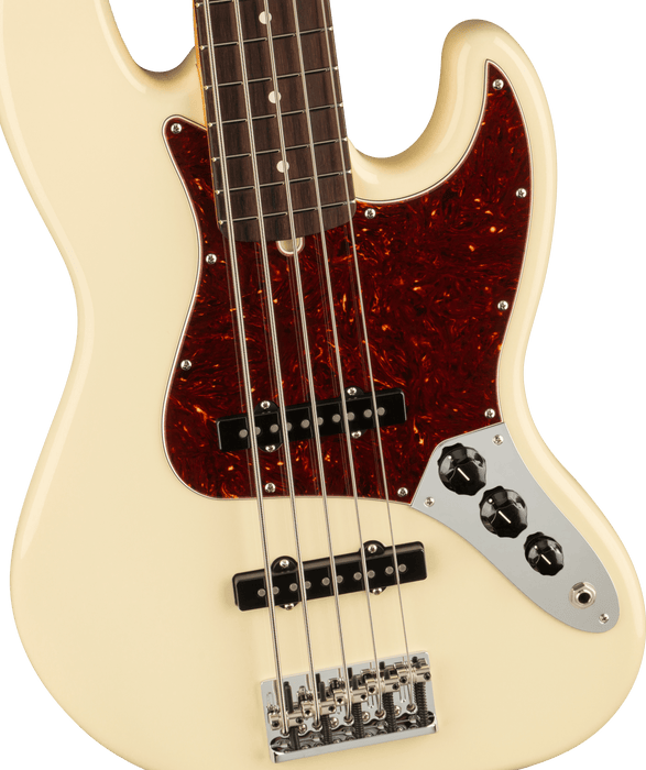 Fender American Professional II Jazz Bass V, Rosewood Fingerboard, Olympic White