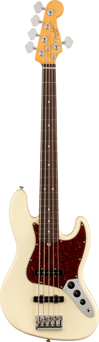 Fender American Professional II Jazz Bass V, Rosewood Fingerboard, Olympic White