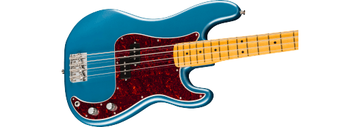 Fender American Professional Classic Precision Bass, Maple Fingerboard, Faded Lake Placid Blue