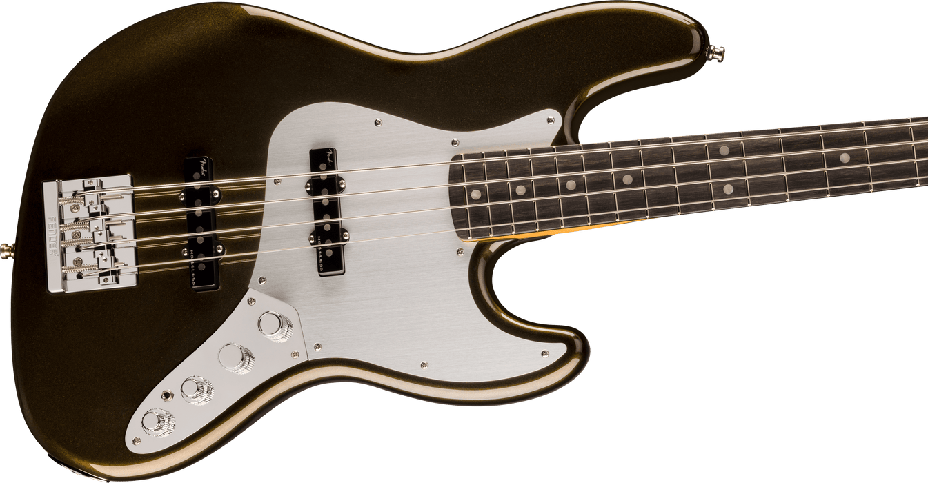 Fender American Ultra II Jazz Bass, Ebony Fingerboard, Texas Tea