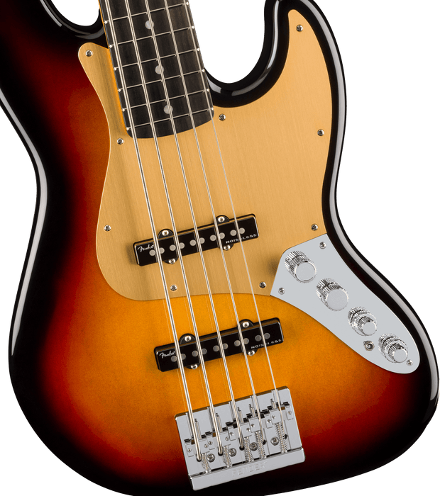 Fender American Ultra II Jazz Bass V, Ebony Fingerboard, Ultraburst