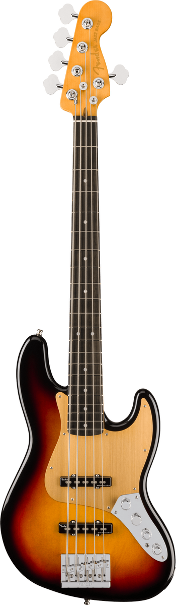 Fender American Ultra II Jazz Bass V, Ebony Fingerboard