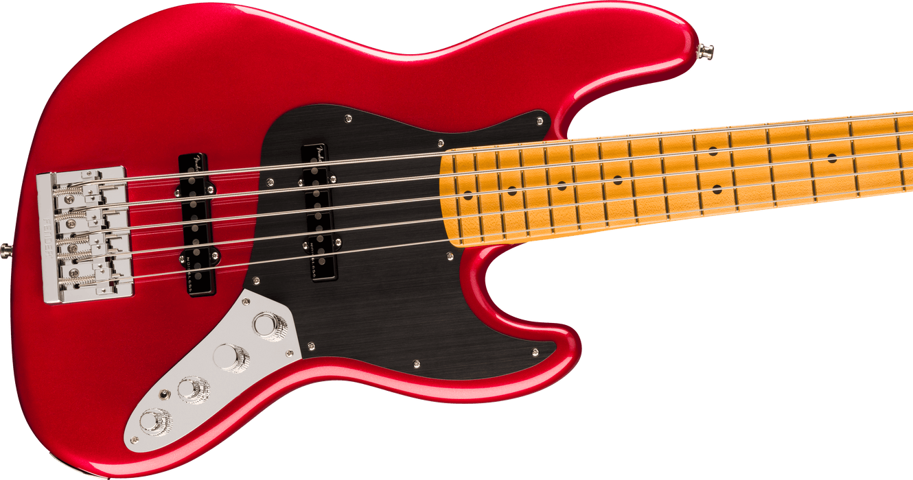 Fender American Ultra II Jazz Bass V, Maple Fingerboard, Sinister Red