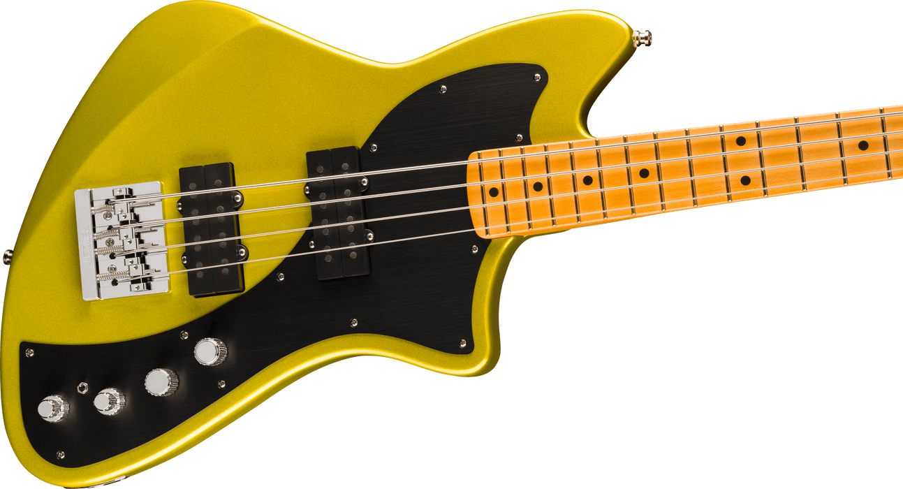 Fender American Ultra II Meteora Bass, Maple Fingerboard, Solar Flare