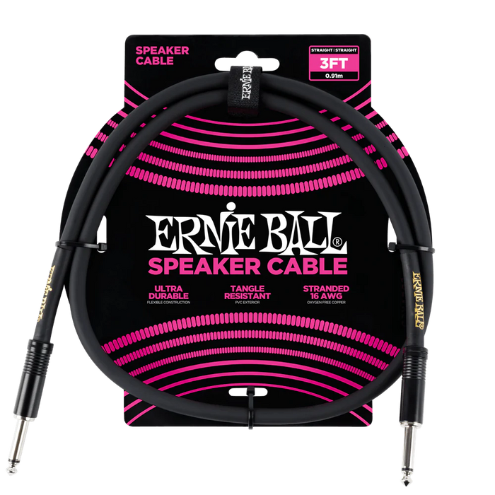 Ernie Ball speaker cable 3'