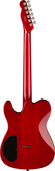 Fender Special Edition Custom Telecaster FMT HH, Laurel Fingerboard, Crimson Red Transparent