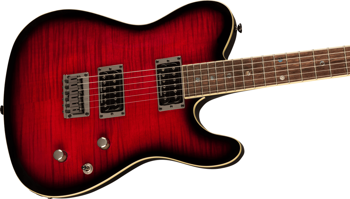 Fender Special Edition Custom Telecaster FMT HH, Laurel Fingerboard, Black Cherry Burst