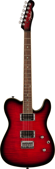 Fender Special Edition Custom Telecaster FMT HH, Laurel Fingerboard, Black Cherry Burst