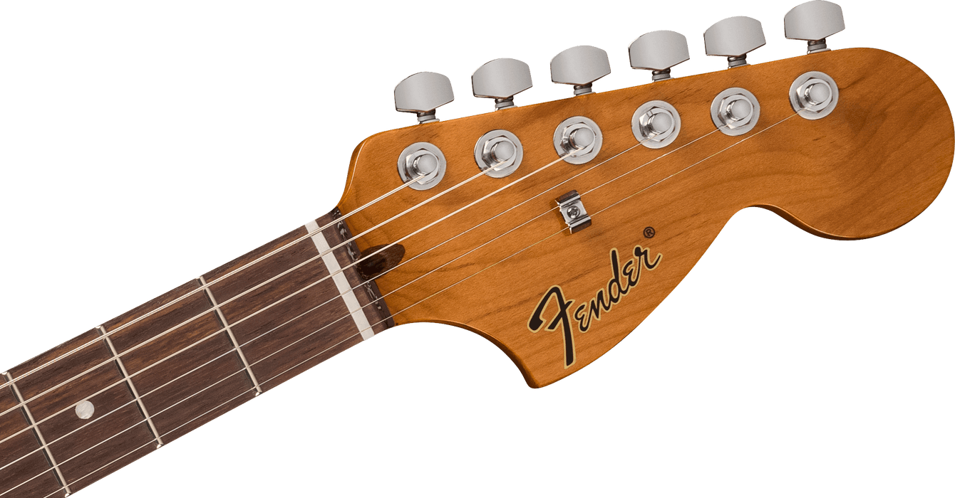 Fender Tom DeLonge Starcaster, Rosewood Fingerboard, Chrome Hardware, Satin Surf Green