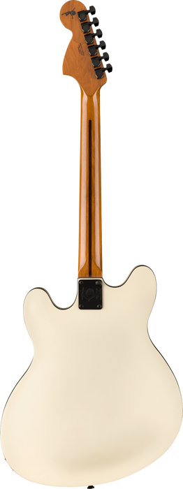 Fender Tom DeLonge Starcaster, Rosewood Fingerboard, Black Hardware, Satin Olympic White