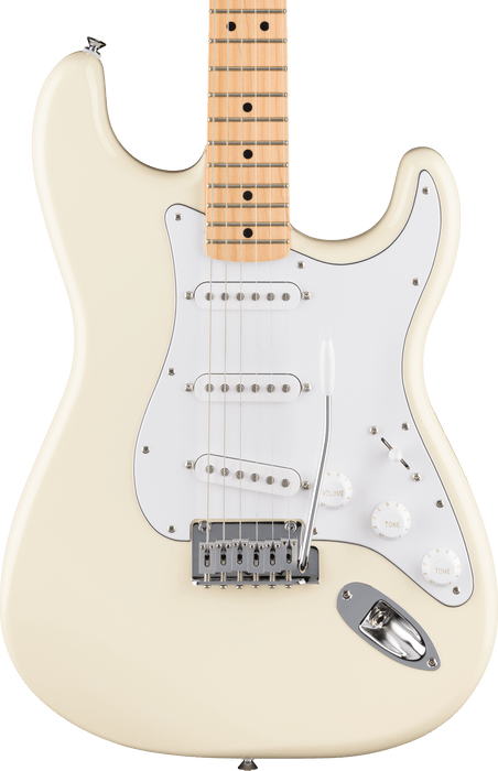 Fender Standard Stratocaster, Maple Fingerboard, White Pickguard, Olympic White