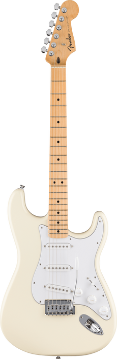 Fender Standard Stratocaster, Maple Fingerboard, White Pickguard, Olympic White