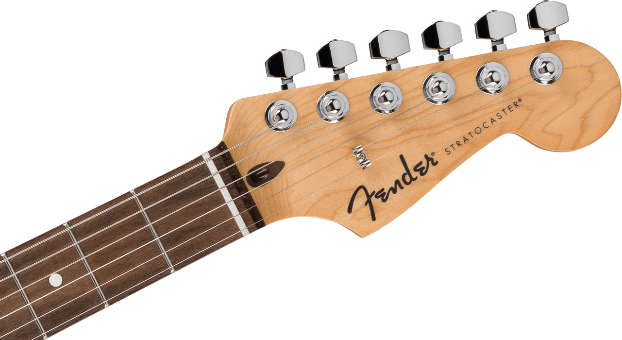 Fender Standard Stratocaster, Laurel Fingerboard, White Pickguard, 3-Color Sunburst