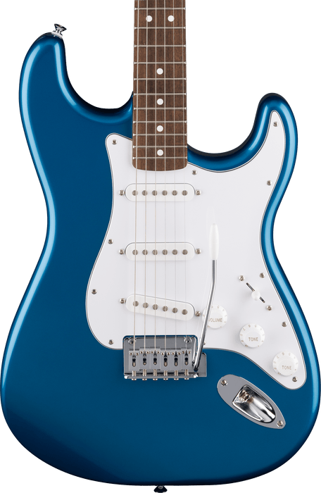 Fender Standard Stratocaster, Laurel Fingerboard, White Pickguard, Aqua Marine Metallic