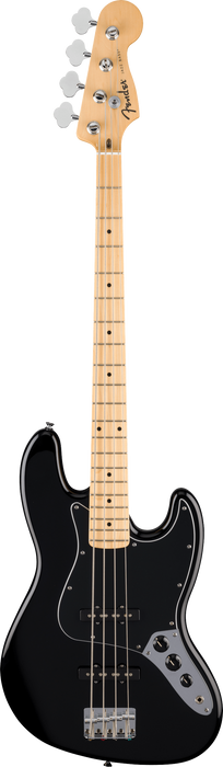 Fender Standard Jazz Bass, Maple Fingerboard, Black Pickguard, Black