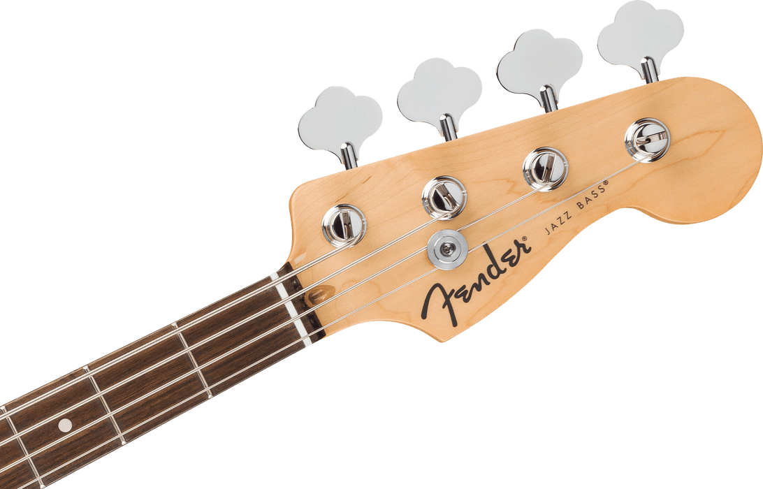 Fender Standard Jazz Bass, Laurel Fingerboard, White Pickguard, Olympic White