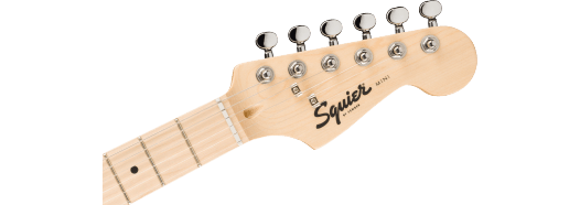 Squier Mini Stratocaster, Maple Fingerboard, White Pickguard, Sea Foam Green