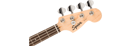 Squier Mini Precision Bass, Laurel Fingerboard, White Pickguard, 2-Color Sunburst