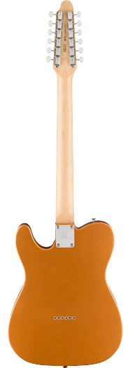 Squier Paranormal Troy Van Leeuwen Telecaster XII, Laurel Fingerboard, Tortoiseshell Pickguard, Copper