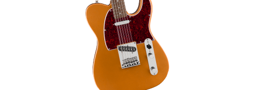 Squier Paranormal Troy Van Leeuwen Telecaster XII, Laurel Fingerboard, Tortoiseshell Pickguard, Copper
