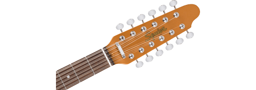 Squier Paranormal Troy Van Leeuwen Telecaster XII, Laurel Fingerboard, Tortoiseshell Pickguard, Copper