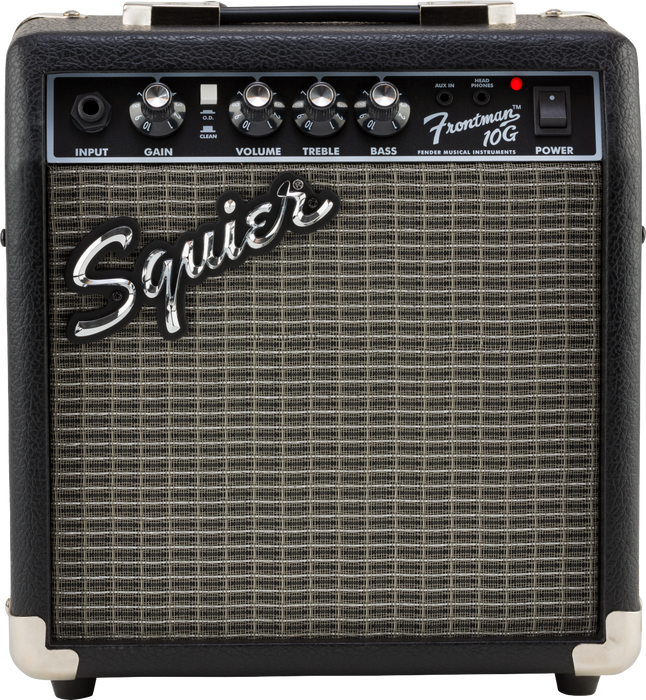 Squier Sonic Stratocaster Pack, Maple Fingerboard, Black, Gig Bag, 10G - 120V