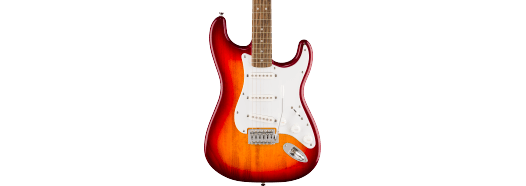 Squier Sonic Stratocaster, Laurel Fingerboard, White Pickguard, Sienna Sunburst