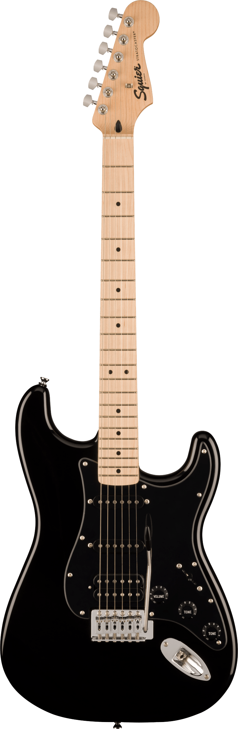 Squier Sonic™ Stratocaster® HSS, Maple Fingerboard, Black