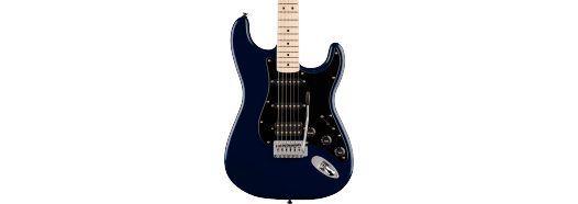 Squier Sonic Stratocaster HSS, Maple Fingerboard, Black Pickguard, Midnight Blue