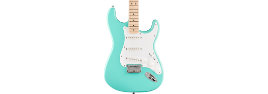 Squier Sonic Stratocaster HT, Maple Fingerboard, White Pickguard, Sea Foam Green
