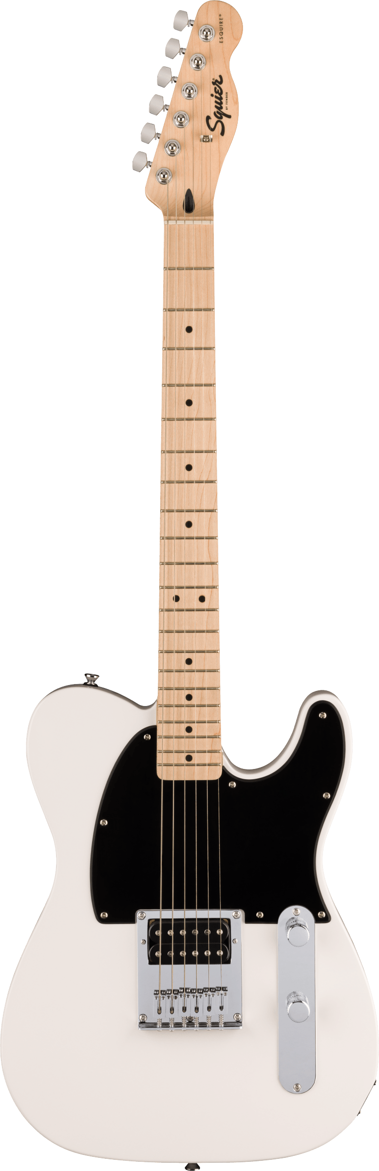Squier Sonic Esquire H, Maple Fingerboard - Arctic White for Sale