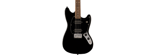 Squier Sonic Mustang HH, Laurel Fingerboard, Black Pickguard, Black