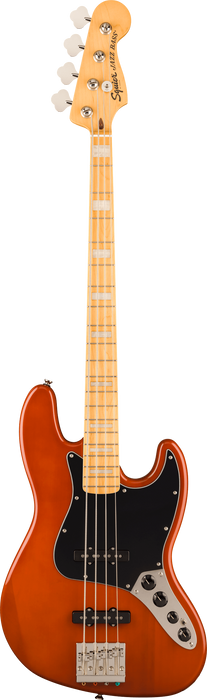 Squier Classic Vibe Active '70s Jazz Bass, Maple Fingerboard, Black Pickguard, Mocha