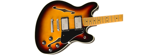 Squier Classic Vibe Starcaster, Maple Fingerbaord, 3-Color Sunburst