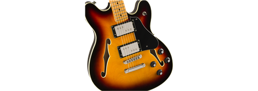 Squier Classic Vibe Starcaster, Maple Fingerbaord, 3-Color Sunburst