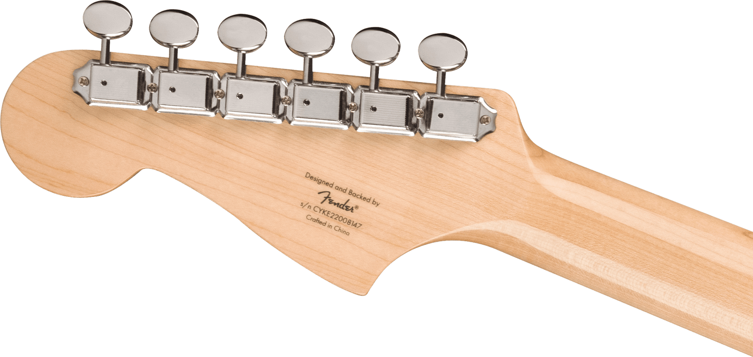 Squier - Paranormal Strat-O-Sonic, Laurel Fingerboard, Black Pickguard, Crimson Red Transparent