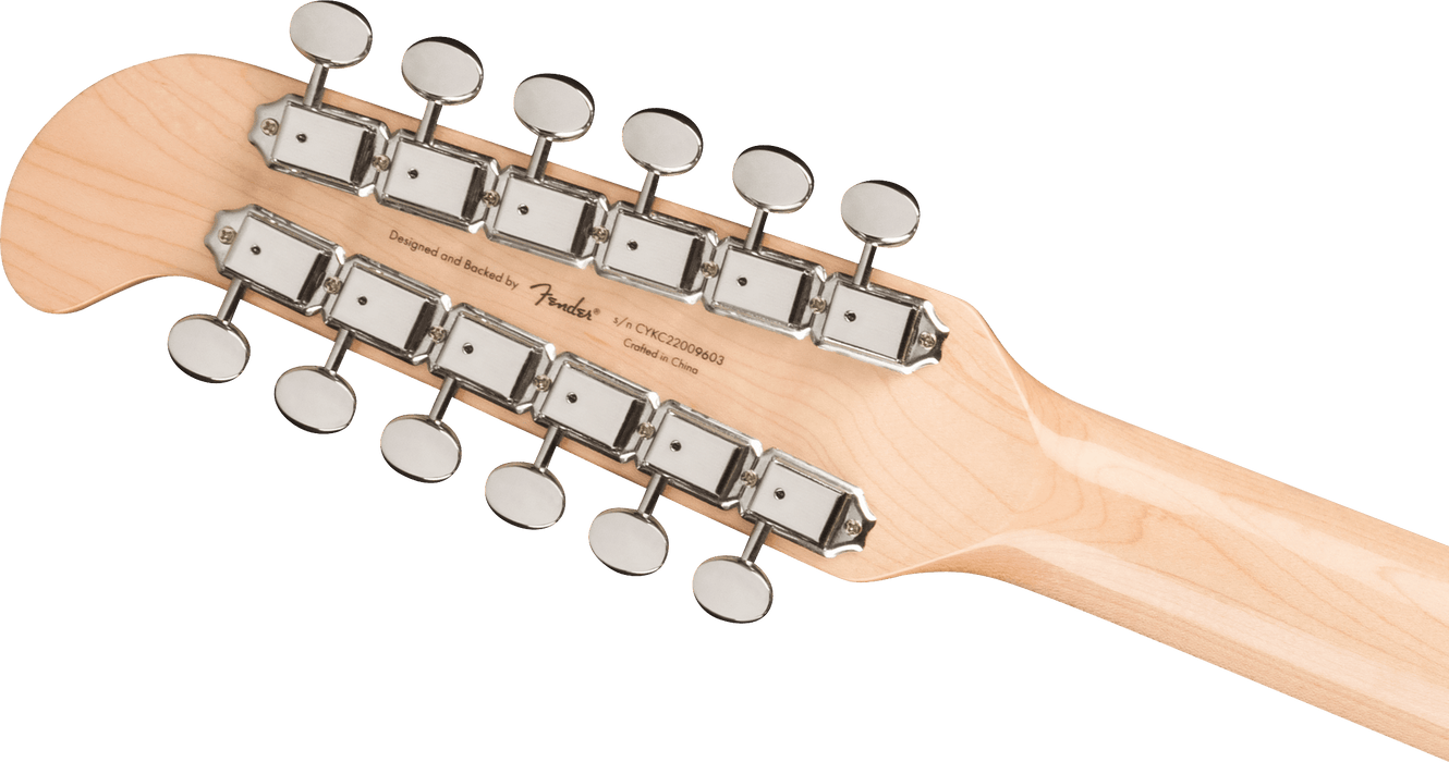 Squier -  Paranormal Jazzmaster XII, Laurel Fingerboard, Tortoiseshell Pickguard, Olympic White