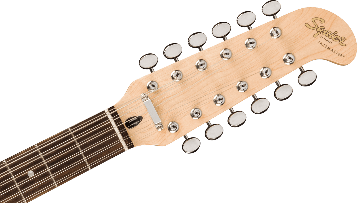 Squier -  Paranormal Jazzmaster XII, Laurel Fingerboard, Tortoiseshell Pickguard, Olympic White