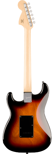 Squier Paranormal Stratocaster Deluxe, Laurel Fingerboard, Black Pickguard, 3-Color Sunburst