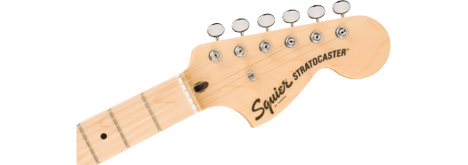 Squier Paranormal Stratocaster Deluxe, Maple Fingerboard, Parchment Pickguard, Lake Placid Blue