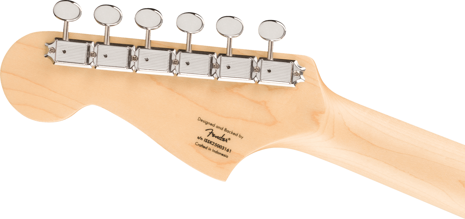 Squier Paranormal Baritone Jazzmaster HH, Laurel Fingerboard, Black Pickguard, Oxblood