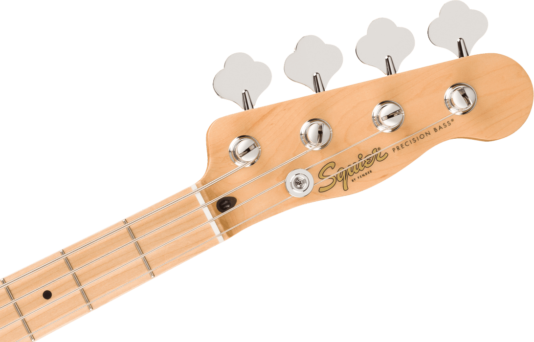 Squier Paranormal Precision Bass Thinline SJ, Maple Fingerboard, Parchment Pickguard, Vintage White