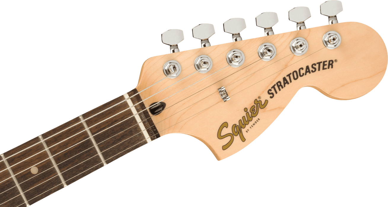 Squier FSR Affinity Series Stratocaster HSS, Laurel Fingerboard, White Pickguard, Natural