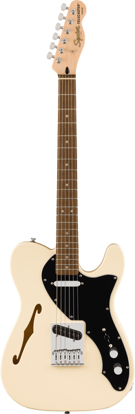 美品 Squier by Fender Affinity Telecaster Squier - Affinity Telecaster Thinline - Olympic White for Sale in