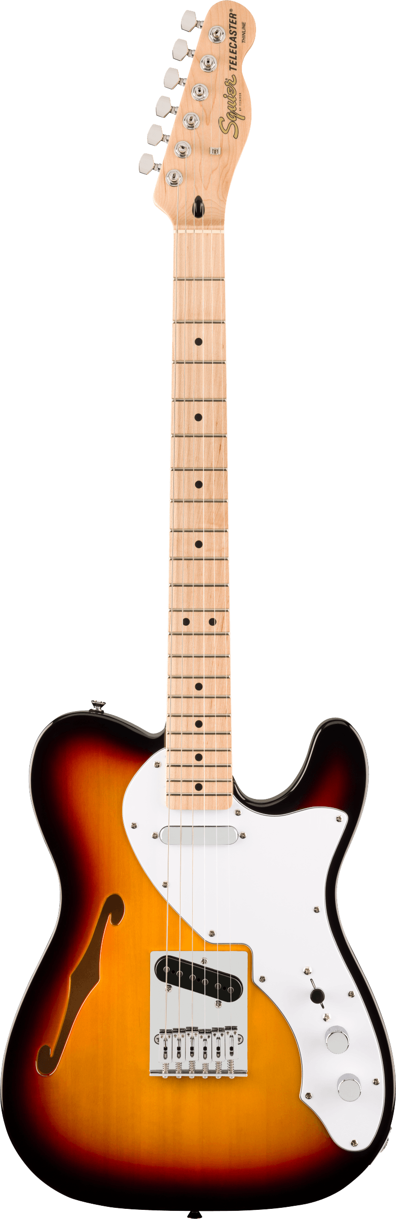 Squier - Affinity Telecaster Thinline - 3 Color Sunburst à